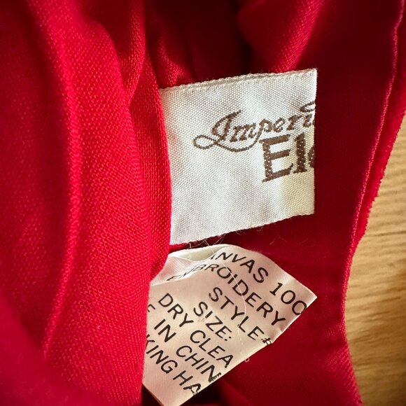 Vintage Imperial Elegance Wool Needlepoint Santa Clause Christmas Stocking - Picture 10 of 14